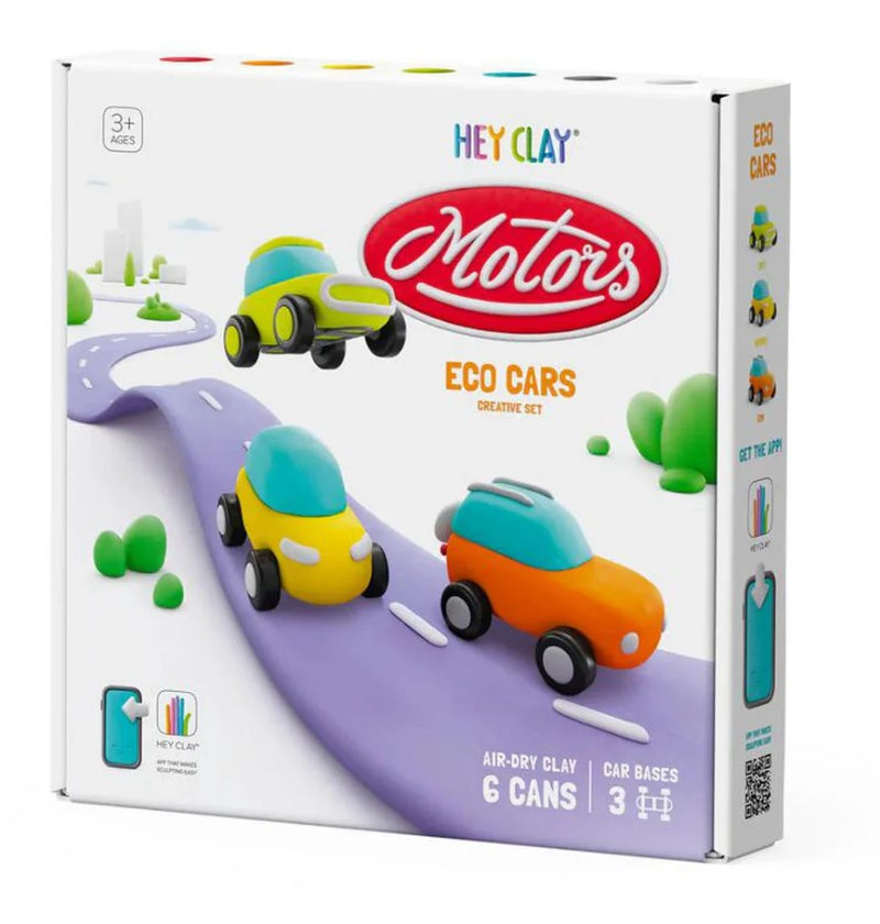 Hey Clay | Eco Cars Set (6 Can)