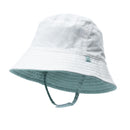 Hi-Hop | Chambray Reversible Bucket-Green /White