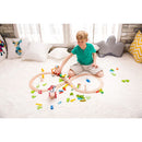 Classic World Wooden Train Set, 75pcs