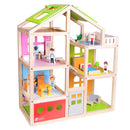 Classic World Wooden Doll Villa, 28pcs