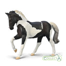 CollectA Warmblood stallion - Black Tobiano 80027 XL