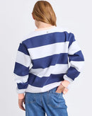 Eve Girl | Contrast Stripe Crew by Eve Girl