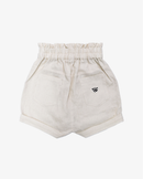 The Girl Club | Cream Linen Shorts