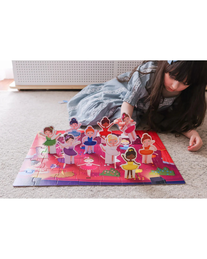 Sassi 3D Puzzle and Book Set - Learn Colours Ballerina