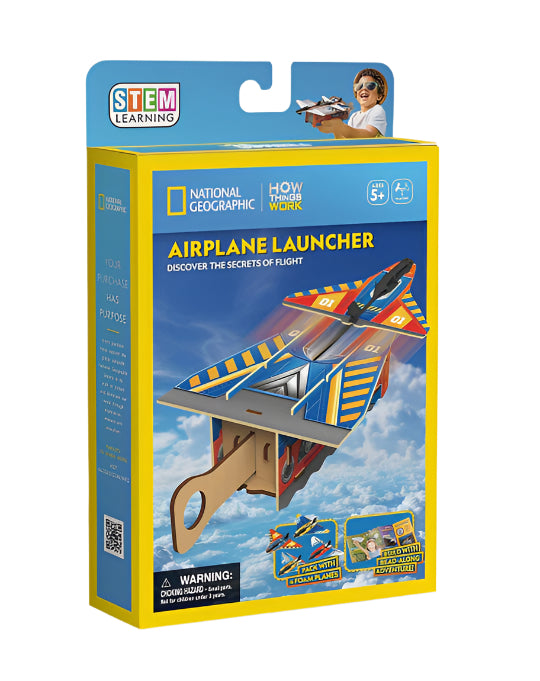 National Geographic | Cubic Fun 3D Puzzle - Airplane Launcher