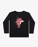 The Girl Club | Charcoal Fox LS Tee
