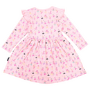 Korango | Dancing Unicorn Print Dress Pink