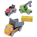Hape | Play Essentials Colourful Construction Vehicles Fleet RRP $24.99