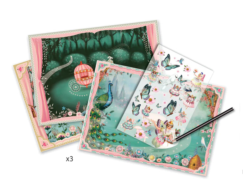 Djeco Rub-On Transfers In Fairyland