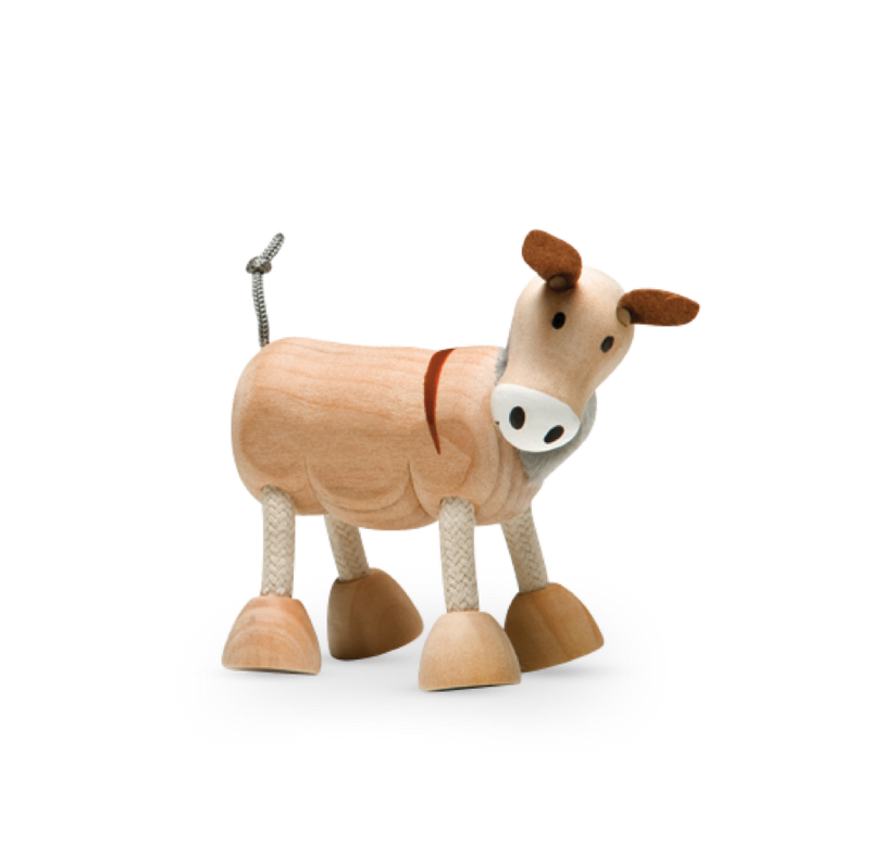 Anamalz Poseable Wood Figurine - Donkey