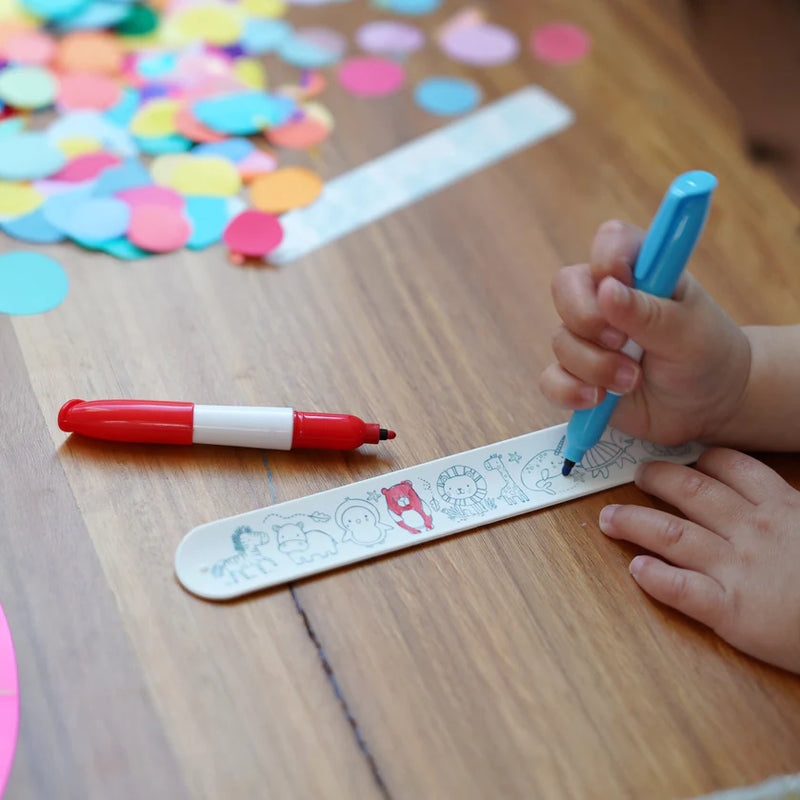 Hey Doodle | Sketchband - Reusable Colouring & Doodle Slap Bracelet