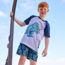 Radicool Kids | Rad Dino Raglan Tee