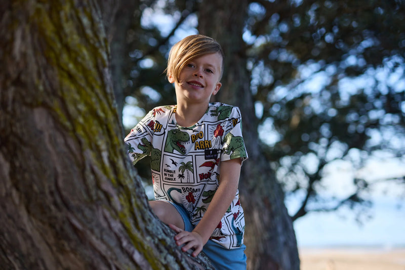 Radicool Kids | Comic Dino tee