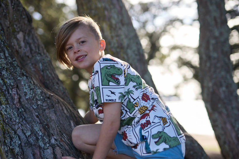 Radicool Kids | Comic Dino tee