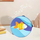 Wood Handheld Tambourines  15cm Fish