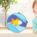 Wood Handheld Tambourines  15cm Fish