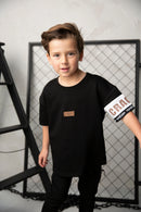 Cracked Soda | Dash Detailed Tee - Black