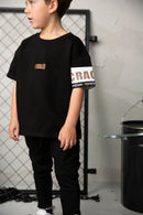 Cracked Soda | Dash Detailed Tee - Black