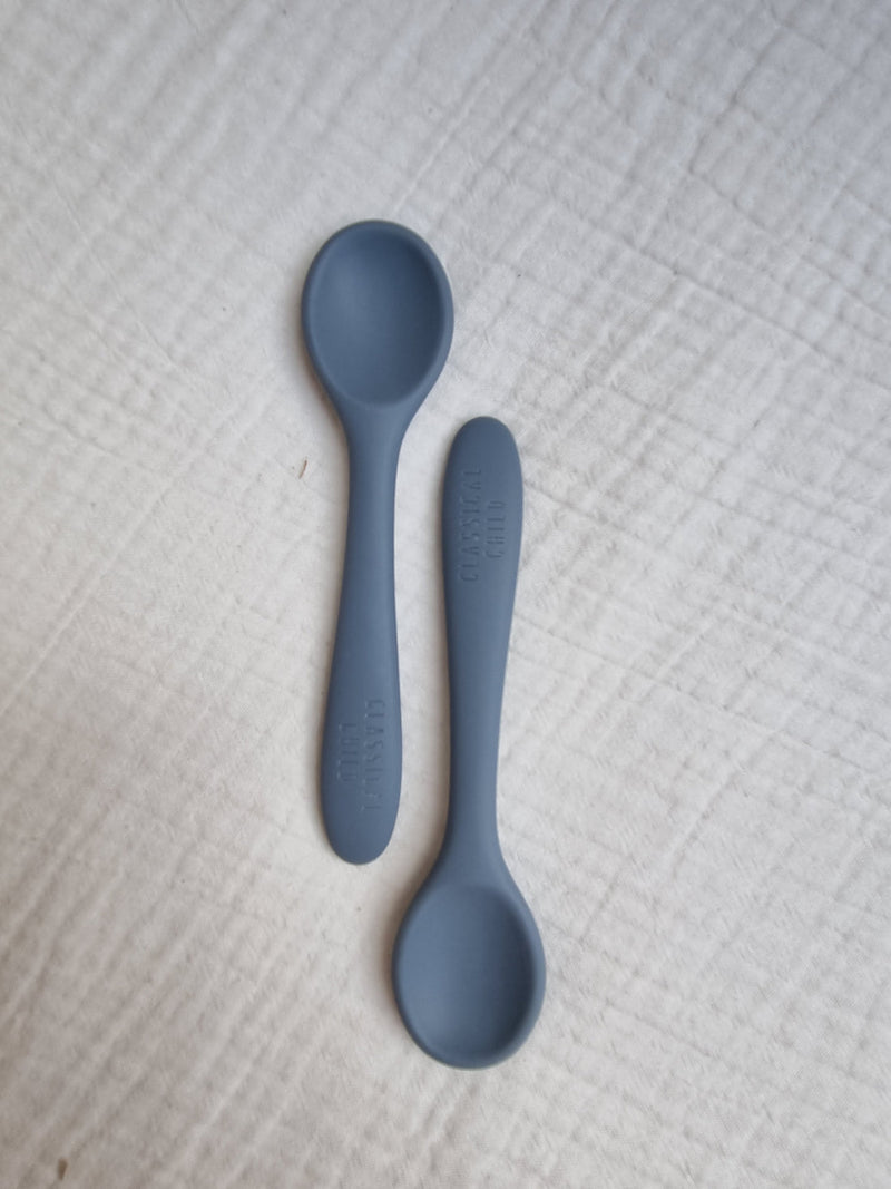 Classical Child | Silicone Spoon 2pk - Assorted