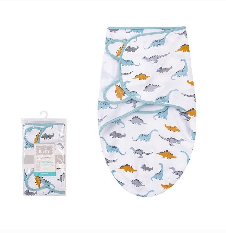 Hudson Baby | Bamboo Interlock Swaddle - Dino Print