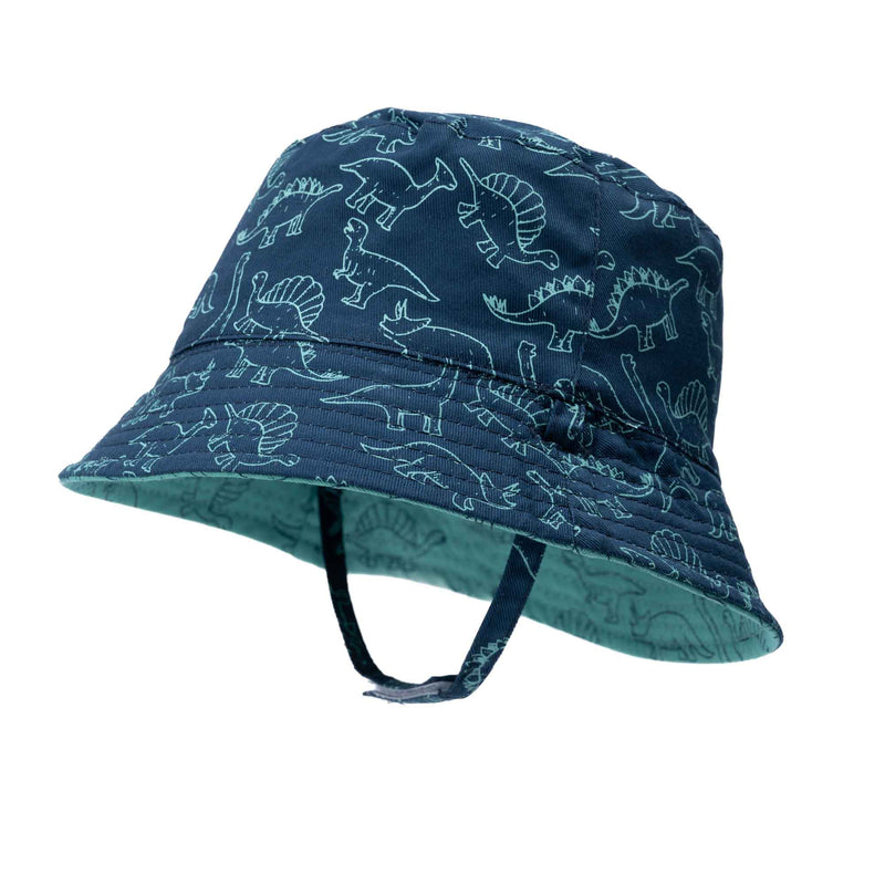 Hi-Hop | Dino Reversible Bucket Hat Green