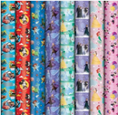Disney 2M X 700Mm Gift Wrap Assorted Styles