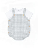 Bébé  | Taylor Check Bodysuit & Tee Set - Sage Check