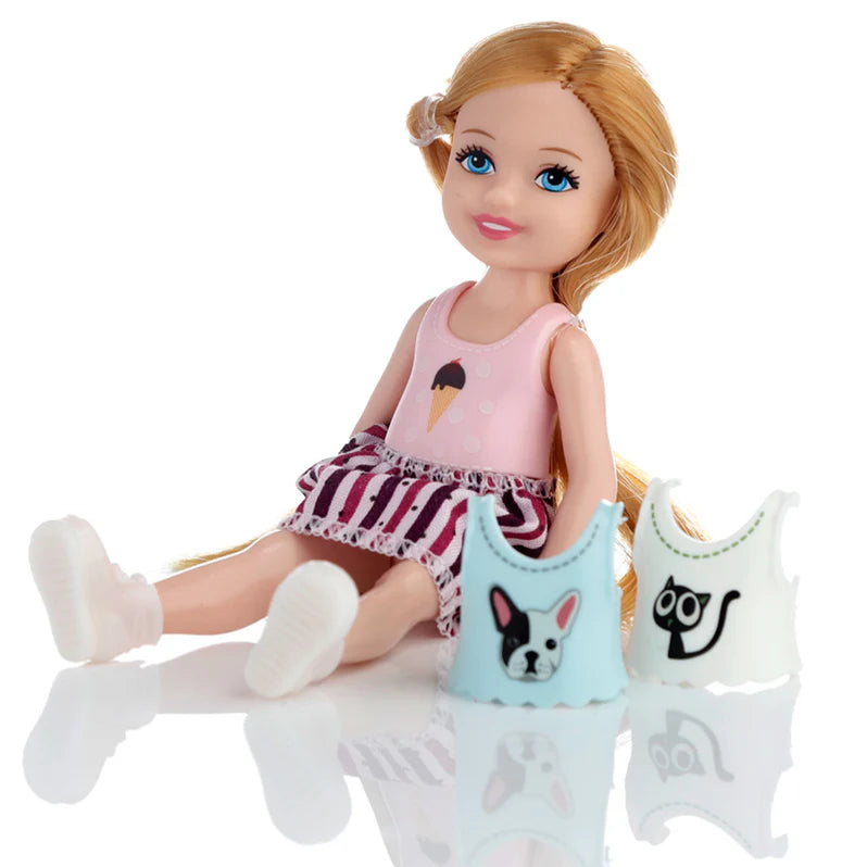 Sally Dress Up Doll with Dog & Accessories