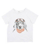 Bébé | Harlan Aviation Dog Tee - kids