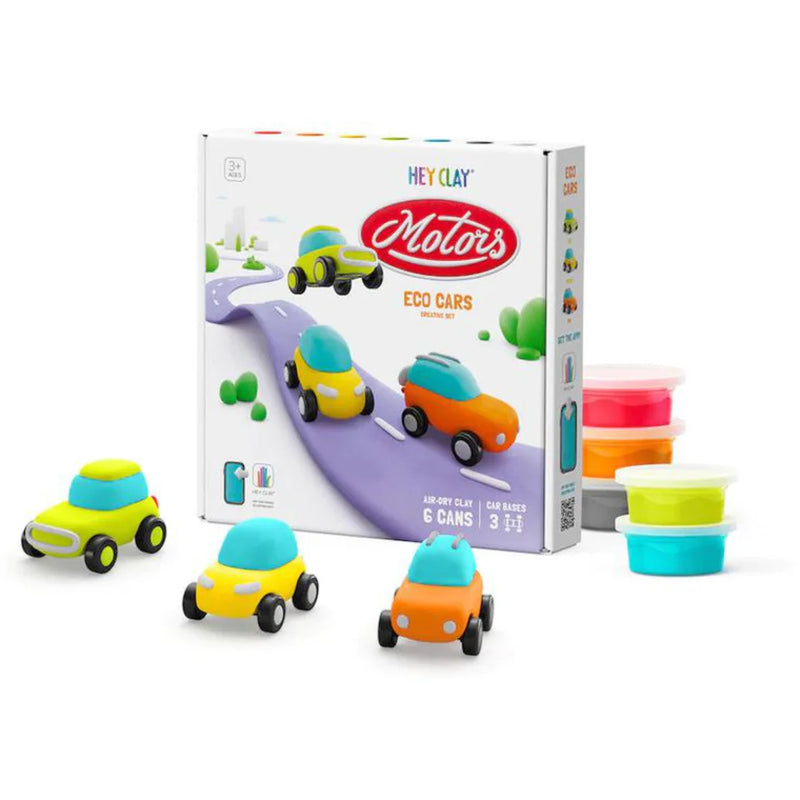 Hey Clay | Eco Cars Set (6 Can)