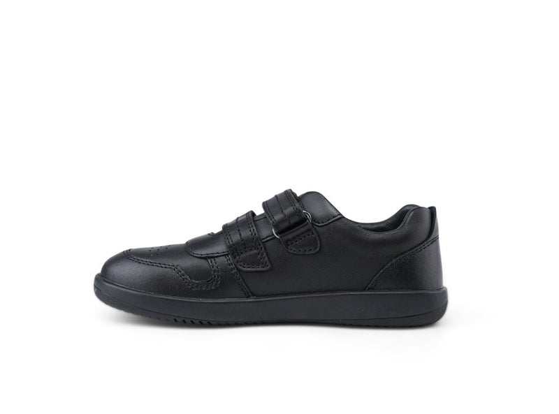 Bobux Kid+ Leap Black School Shoe (matte)