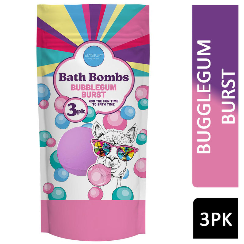 Bath Bombs Bubblegum Burst 3pk 3x50g