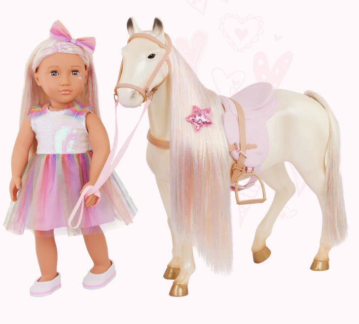 Our Generation | Enchanting Horse - 20" Toy Horse Set