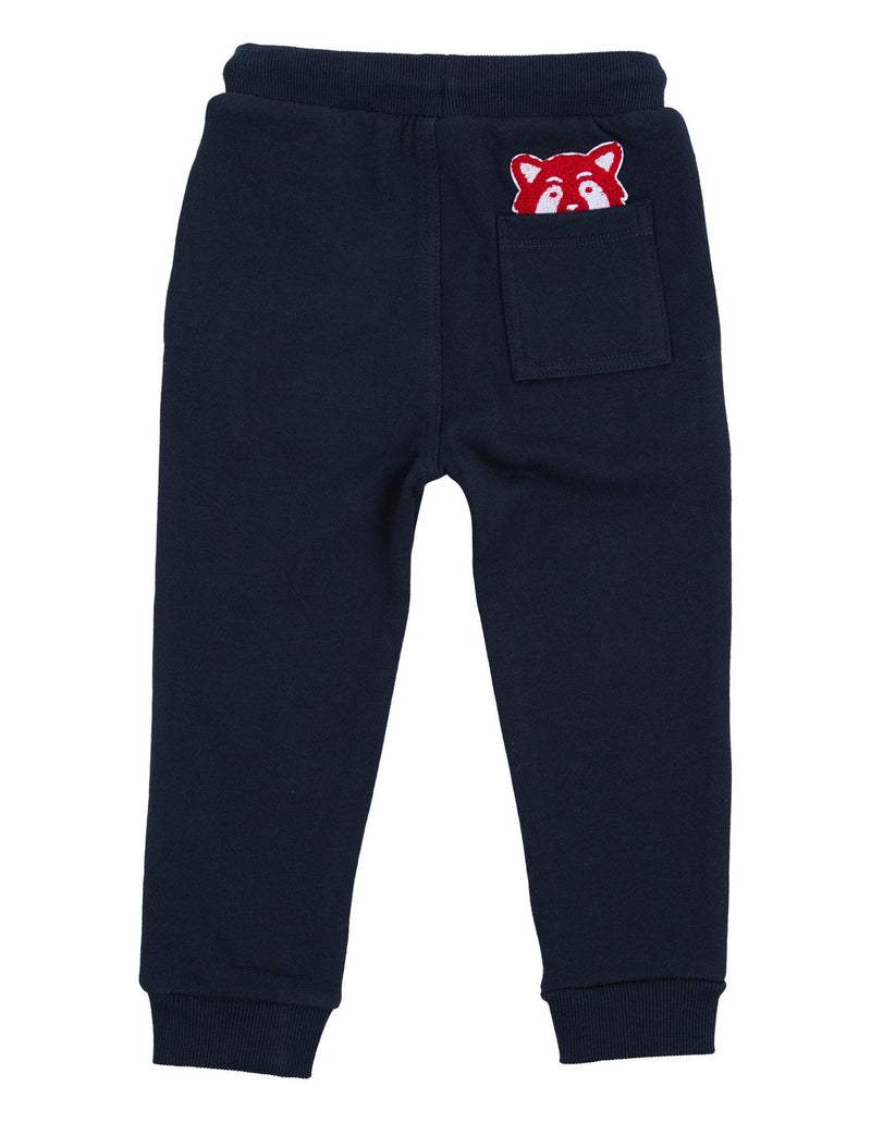 Animal Crackers | Contrast Raffi Pant-Navy