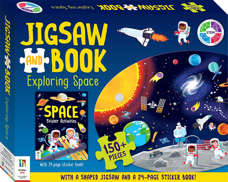 Hinkler | Jigsaw and Book: Exploring Space