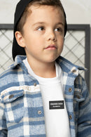 Cracked Soda | Finn Shirt Jacket blue 3-8