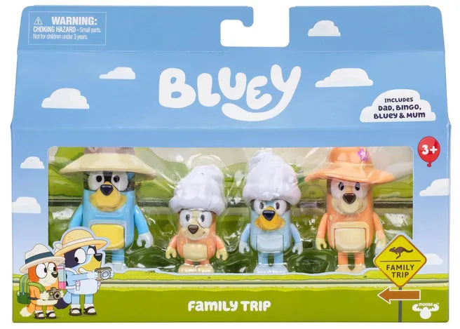 Bluey Figures - Asstd 4 Packs