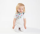 Mum2Mum | Fashion Bandana Cupcakes/Teal Bib