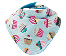 Mum2Mum | Fashion Bandana Cupcakes/Teal Bib
