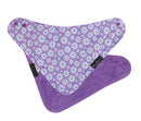 Mum2Mum Fashion Bandana Bib Purple Daisies