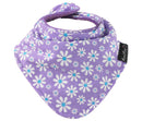 Mum2Mum Fashion Bandana Bib Purple Daisies