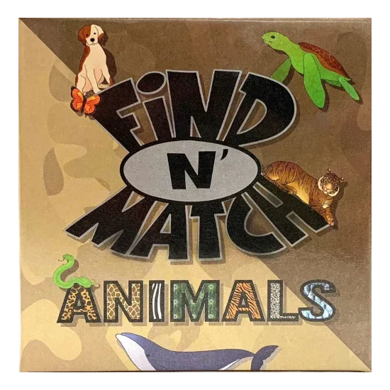 Find N' Match Animal Card Game