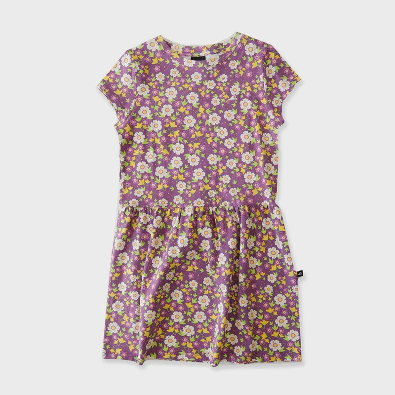Hello Stranger | Girls Palma Dress - Purple Floral