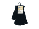 Kids Fingerless Gloves - Black
