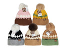 Puobi baby | Extra Warm Beanie for Kids with Pompoms - 5 Colours