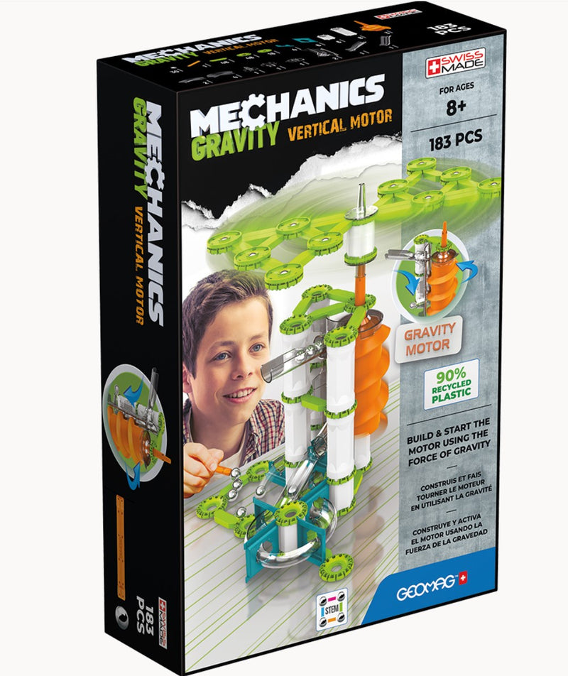 Geomag Mechanics Gravity Recycled Vertical Motor 183 pcs
