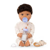 LullaBaby 14" Baby Boy Doll -  Brown Eyes- Brown Hair