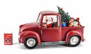 Moving Globe - Santa in Pick Up Truck (L)280mm