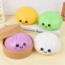Mystery Dumpling Bun Squishy Emoji Face – Large Size 15cm(S00939) ASST