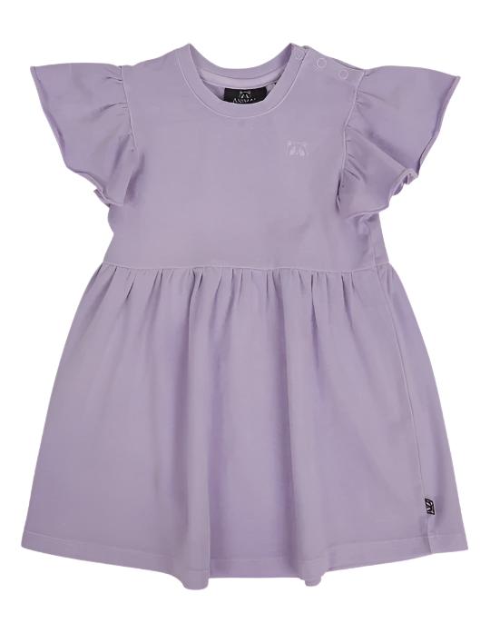 Animal Crackers | Frill Dress - Purple